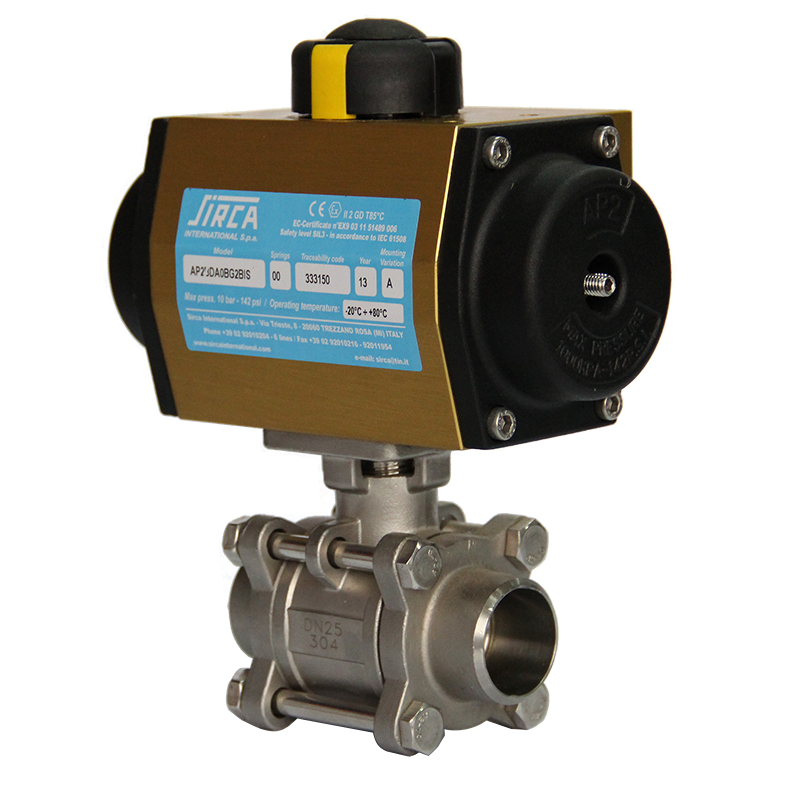 SIRCA氣動(dòng)對(duì)焊球閥 SIRCA氣動(dòng)對(duì)焊球閥