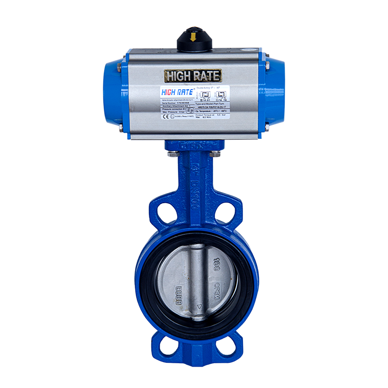 氣動對夾蝶閥 氣動對夾蝶閥