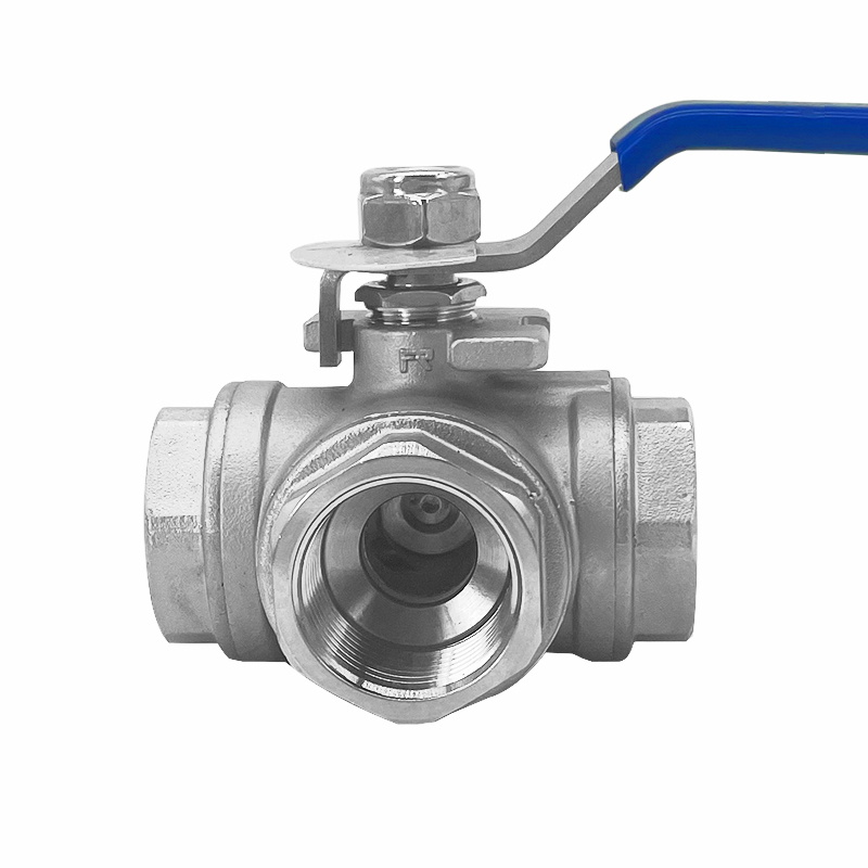 手動三通螺紋球閥